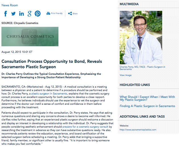 plastic surgery consult,consultation questions,consultation fee,dr. charles perry,cosmetic surgery